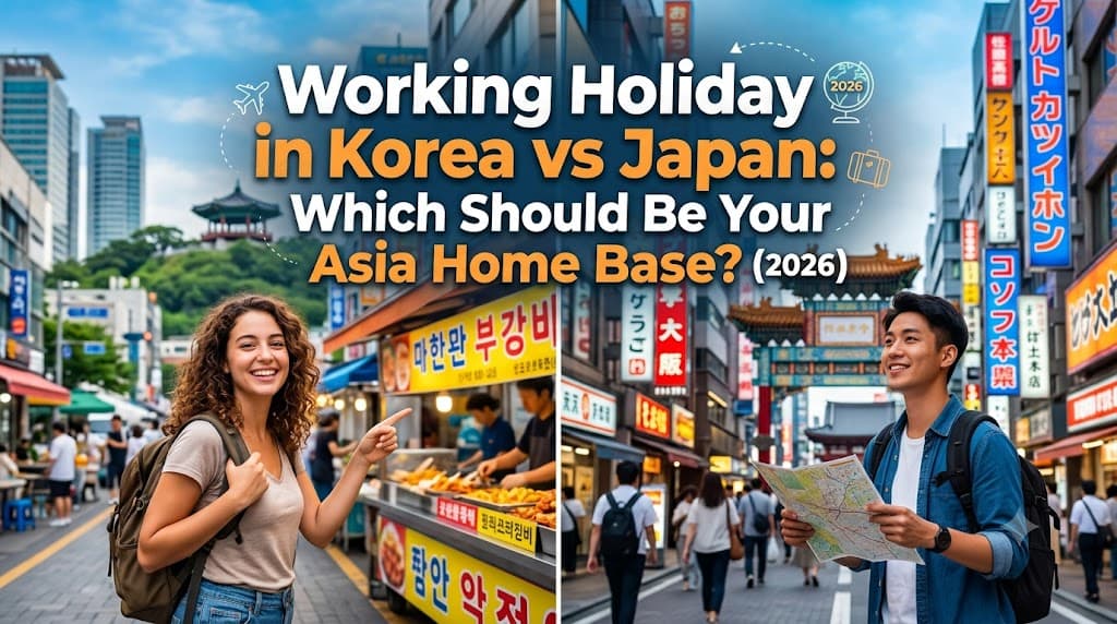 Working Holiday in Korea vs Japan: Which Should Be Your Asia Home Base? (2026)