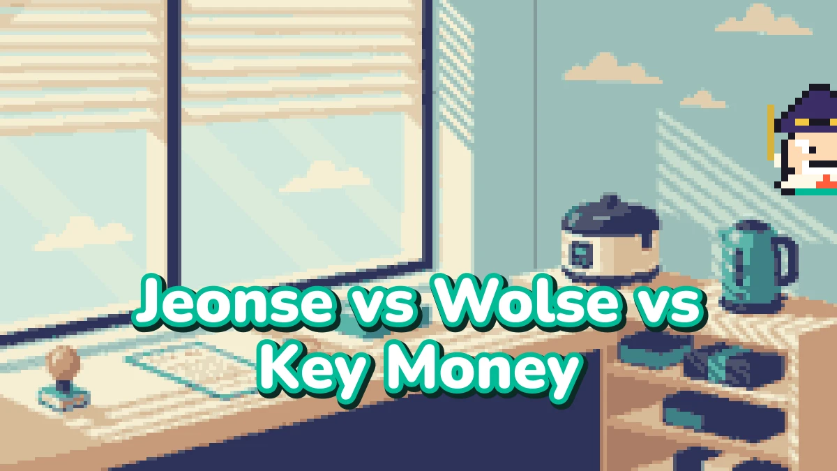 Jeonse vs Wolse vs Key Money: How Korean Rentals Actually Work